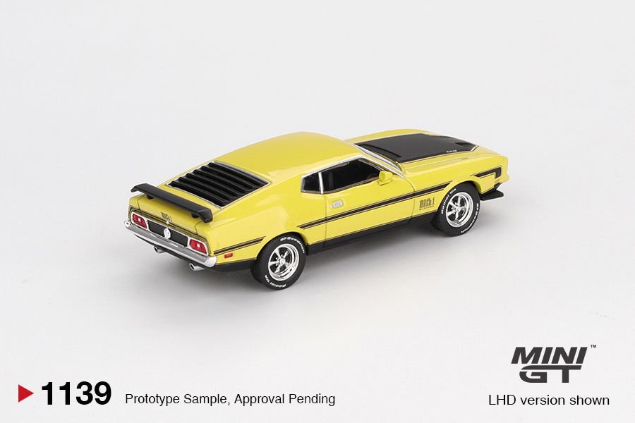 [ETA:  Apr 2026 ] Mini GT 1/64 Ford Mustang Mach1 Grabber Yellow