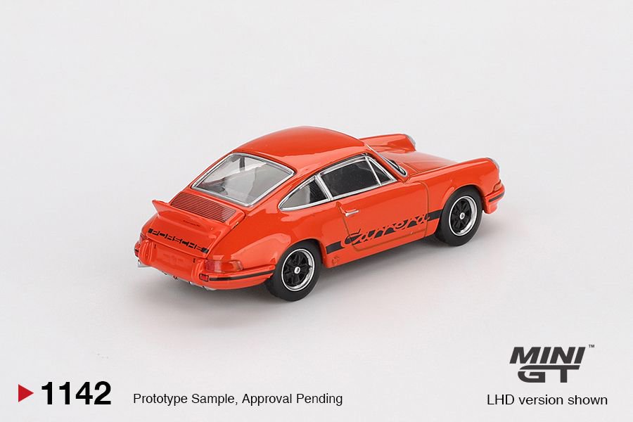 [ETA:  Apr 2026 ] Mini GT 1/64 Porsche 911 Carrera RS 2.7 Tangerine with Black Livery