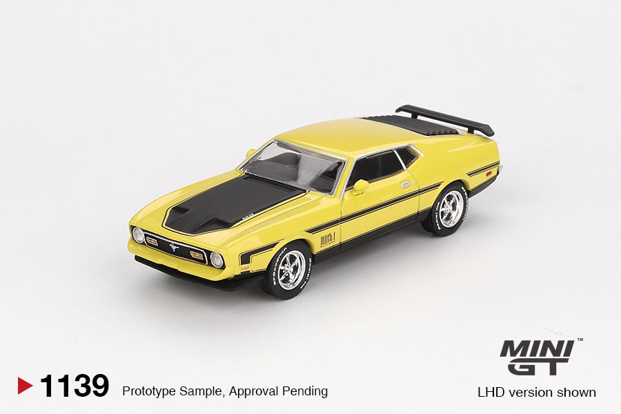 [ETA:  Apr 2026 ] Mini GT 1/64 Ford Mustang Mach1 Grabber Yellow