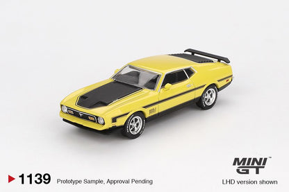 [ETA:  Apr 2026 ] Mini GT 1/64 Ford Mustang Mach1 Grabber Yellow