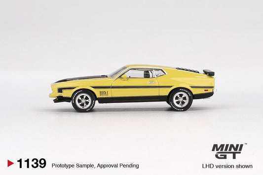 [ETA:  Apr 2026 ] Mini GT 1/64 Ford Mustang Mach1 Grabber Yellow