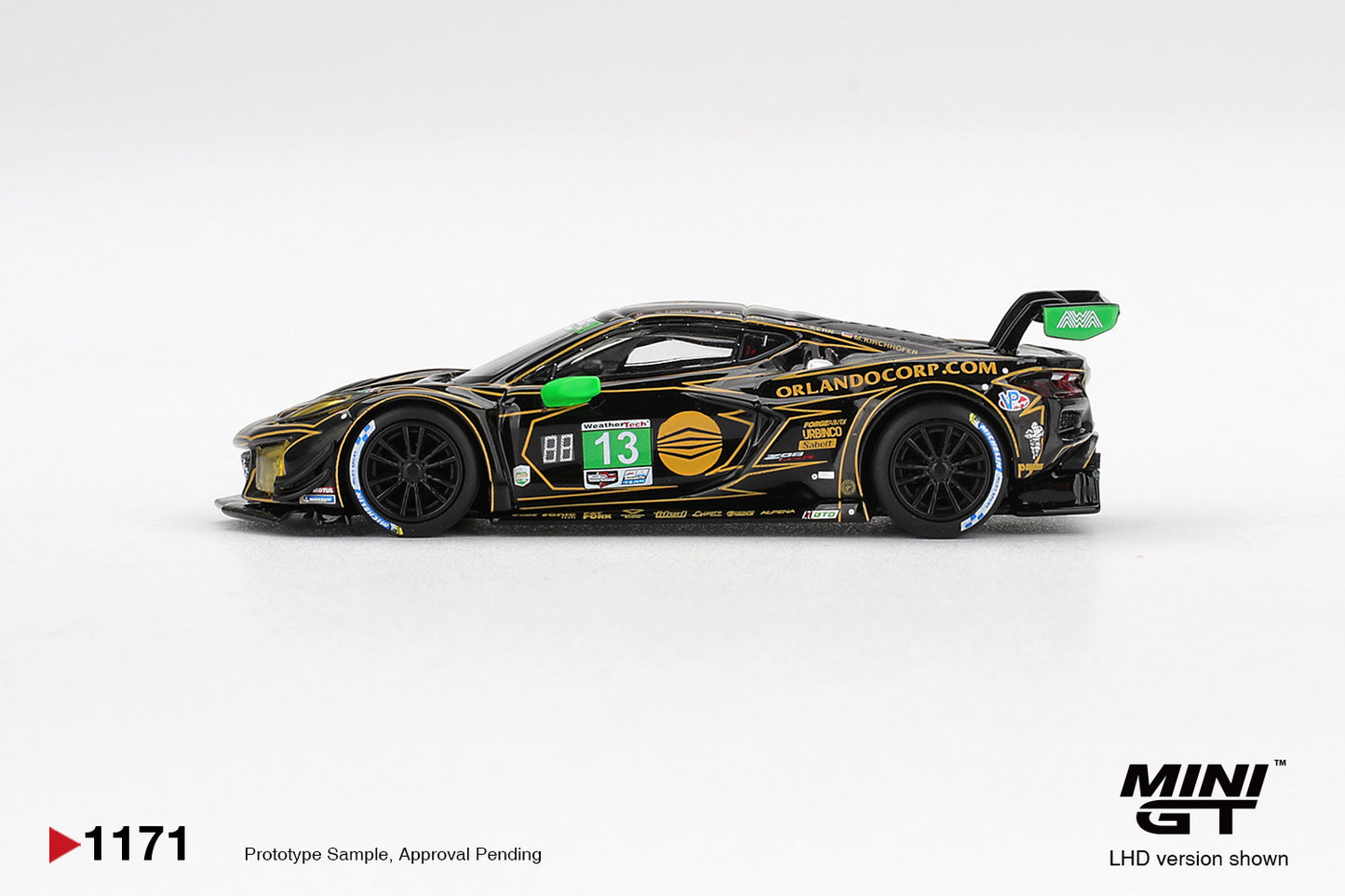 Mini GT 1/64 Chevrolet Corvette Z06 GT3.R #13 AWA 2025