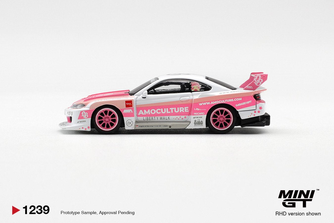 [ETA:  Dec 2026 ] Mini GT 1/64 Nissan SILVIA (S15)  LB-Super Silhouette AMOCULTURE