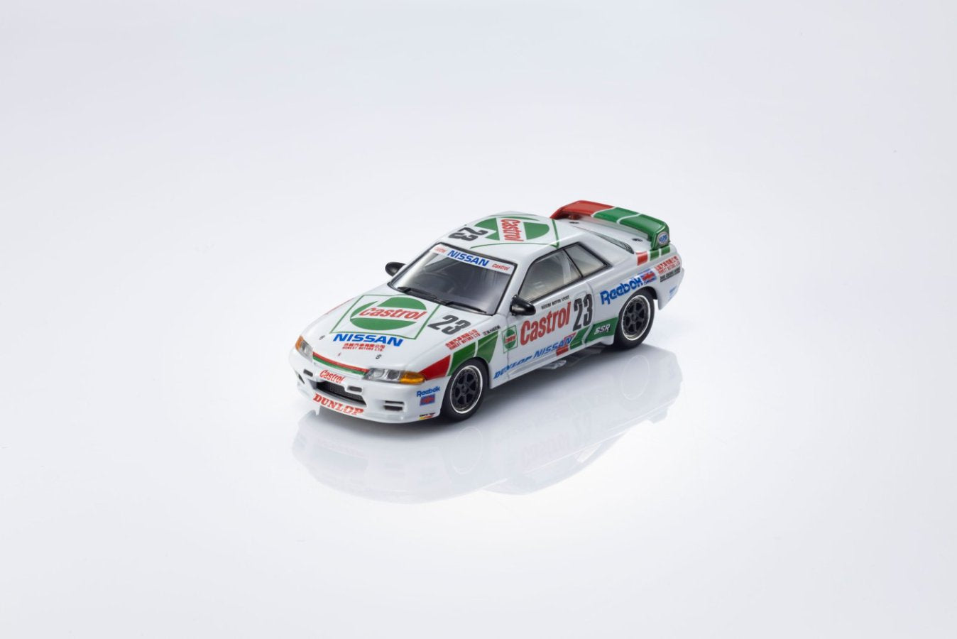 Kyosho 1/64 Castrol Skyline GT-R(R32) Gr.A 1990 #23 – Black Ice