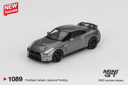 [ETA:  Feb 2026 ] Mini GT 1/64 NISSAN GT-R 2013 Dark Metal Gray  
(NISMO R35 CRS Version)