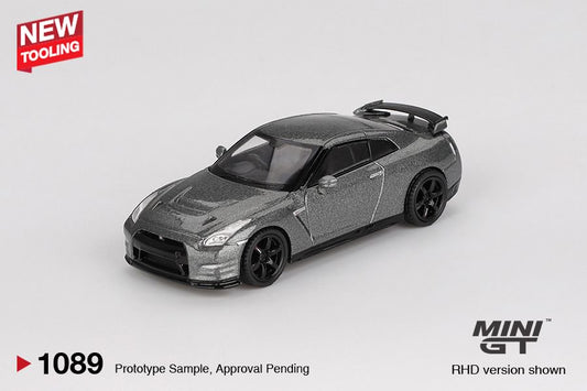 [ETA:  Feb 2026 ] Mini GT 1/64 NISSAN GT-R 2013 Dark Metal Gray  
(NISMO R35 CRS Version)
