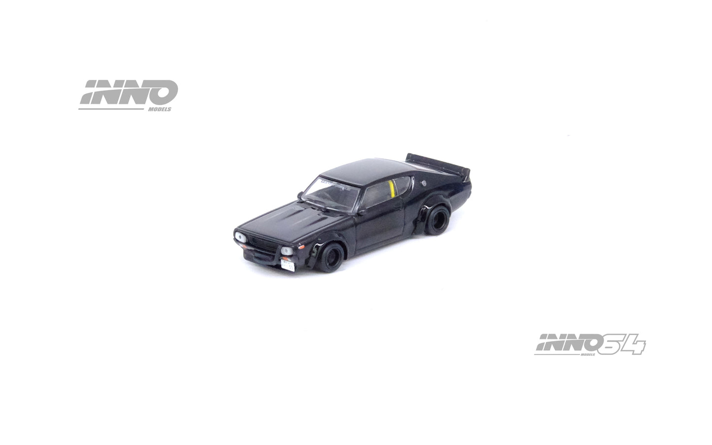 [ETA:  Nov 2024 ] Inno64 1/64 NISSAN SKYLINE 2000 GT-R (KPGC110) "KENMERI" Black