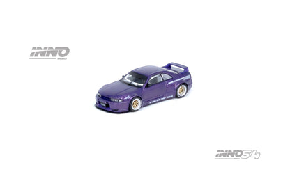 [ETA:  Mar 2025 ] Inno64 1/64 NISSAN SKYLINE GT-R (R33) "PANDEM ROCKET BUNNY" Purple