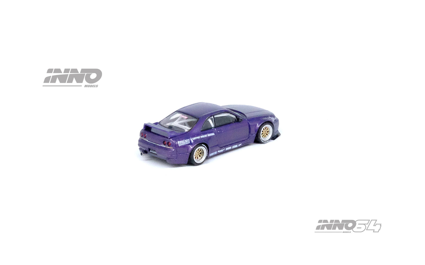 [ETA:  Mar 2025 ] Inno64 1/64 NISSAN SKYLINE GT-R (R33) "PANDEM ROCKET BUNNY" Purple