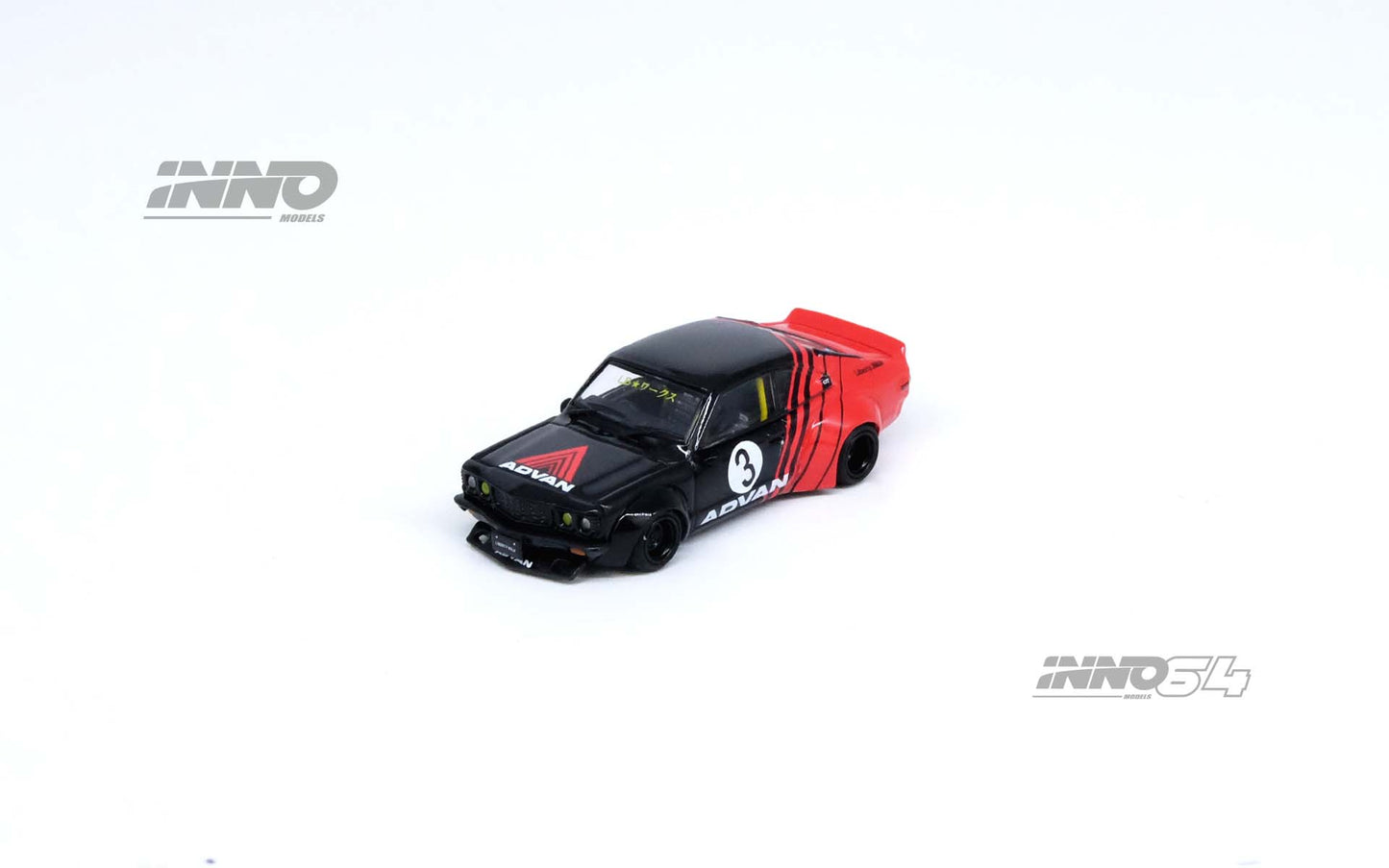 [ETA:  Sep 2024 ] Inno64 1/64 LBWK MAZDA RX3 SAVANNA  "ADVAN LIVERY"