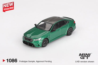 [ETA:  Jan 2026 ] Mini GT 1/64 BMW M5 (G90) Isle of Man Green Metallic