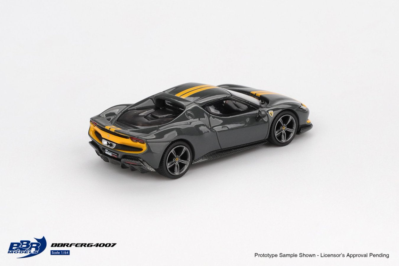 [ETA:  Jun 2026 ] BBR Models 1/64 Ferrari 296 GTB Assetto Fiorano Grigio Scuro