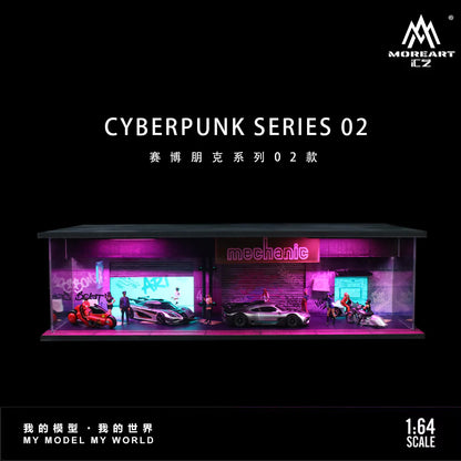 MoreArt 1/64 Cyperpunk 02 Theme with LED Light(MO914302)
Size: 30 x 15 x 8.5cm