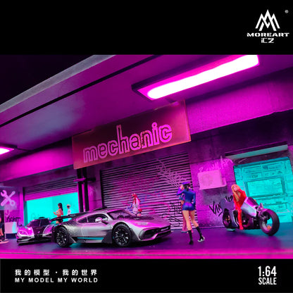 MoreArt 1/64 Cyperpunk 02 Theme with LED Light(MO914302)
Size: 30 x 15 x 8.5cm
