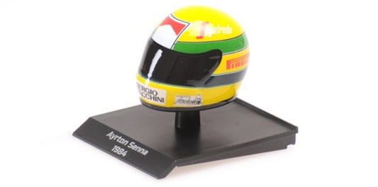 [ETA:  Mar 2026 ] MiniChamps 1/10 HELMET - AYRTON SENNA - 1984