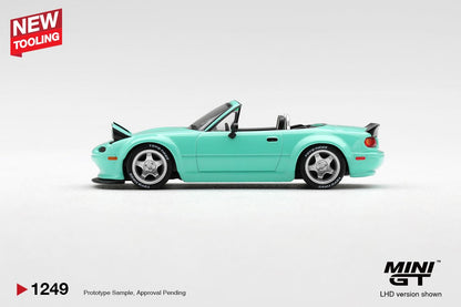 [ETA:  Jan 2027 ] Mini GT 1/64 Mazda MX-5 (NA) Pandem Mint Green