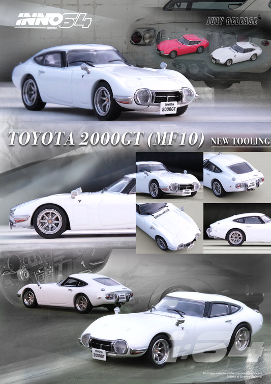 [ETA:  August 2023 ] Inno64 1/64 TOYOTA 2000GT Pagasus White