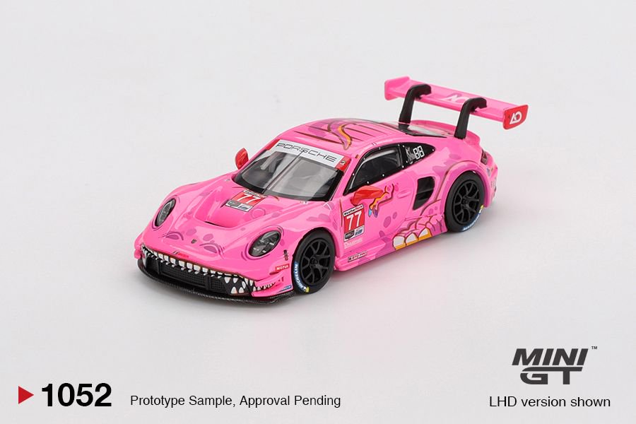 [ETA:  Dec 2025 ] Mini GT 1/64 Porsche 911 GT3 R #77 AO Racing 2024 IMSA ROAD AMERICA