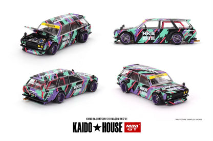 Kaido★House x Mini GT 1/64 Datsun KAIDO 510 Wagon  HKS V1