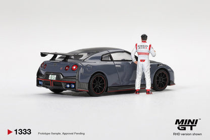 [ETA:  Apr 2027 ] Mini GT 1/64 Nissan GT-R Nismo 2024 Tsukuba Production Car Lap Record W Matsuda Figure Tsugio Matsuda Collection