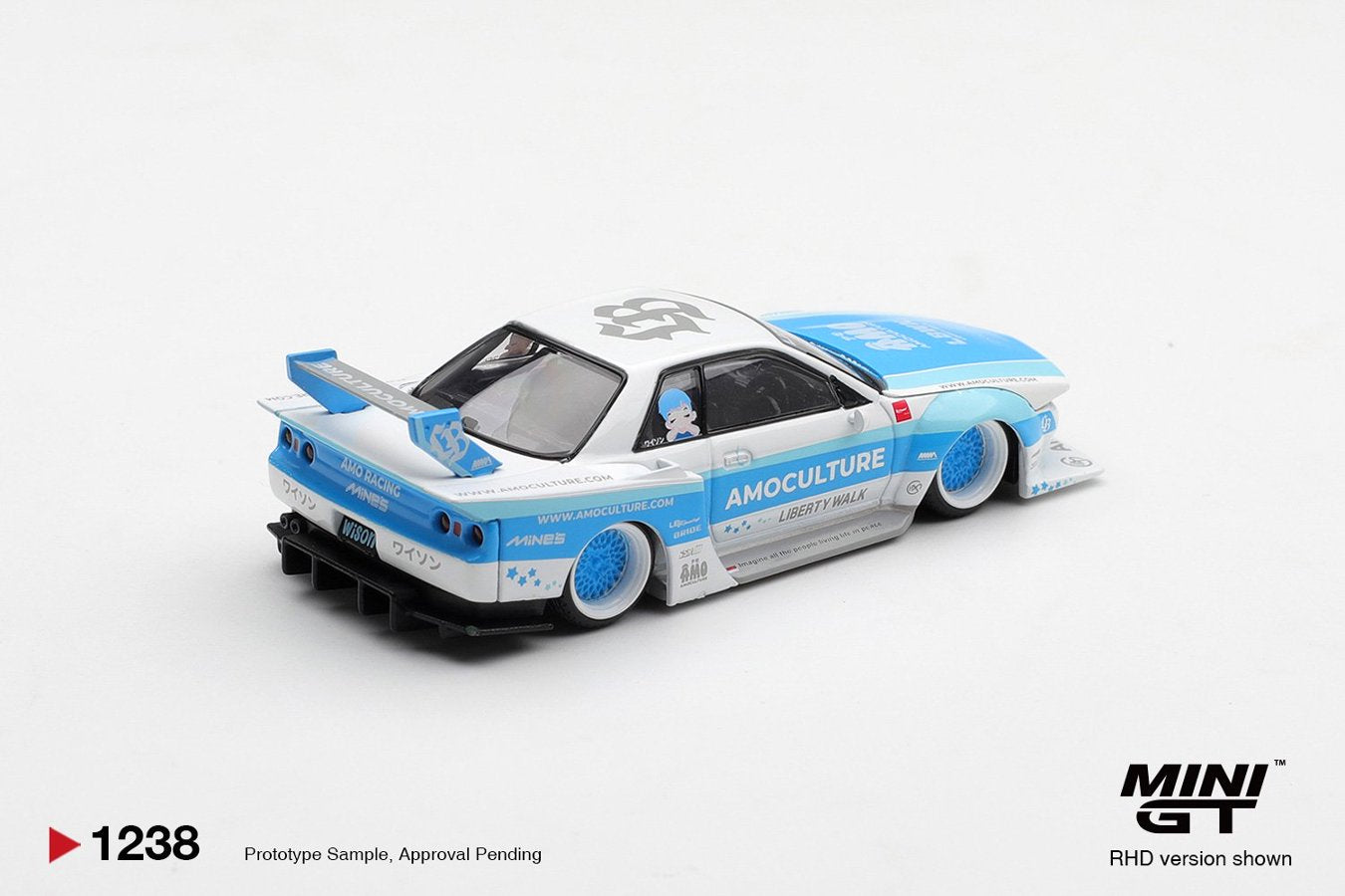 [ETA:  Jan 2027 ] Mini GT 1/64 Nissan Skyline GT-R (R32)  LBWK Kaido Works AMOCULTURE