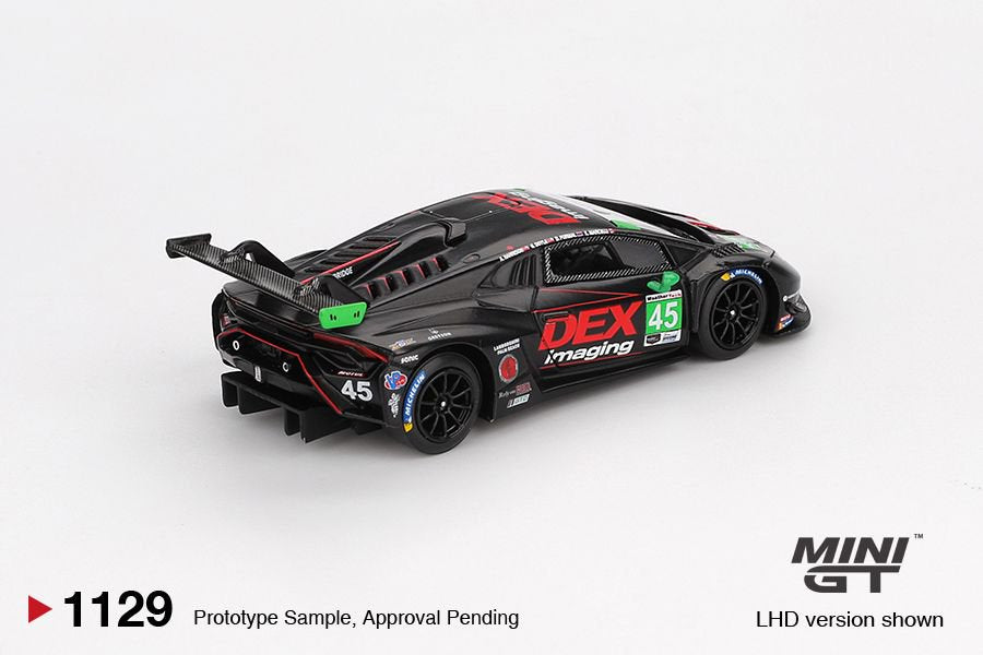 [ETA:  Apr 2026 ] Mini GT 1/64 Lamborghini Huracán GT3 EVO2 #45 No.45 DEX Imaging 2024 IMSA Daytona 24 Hrs