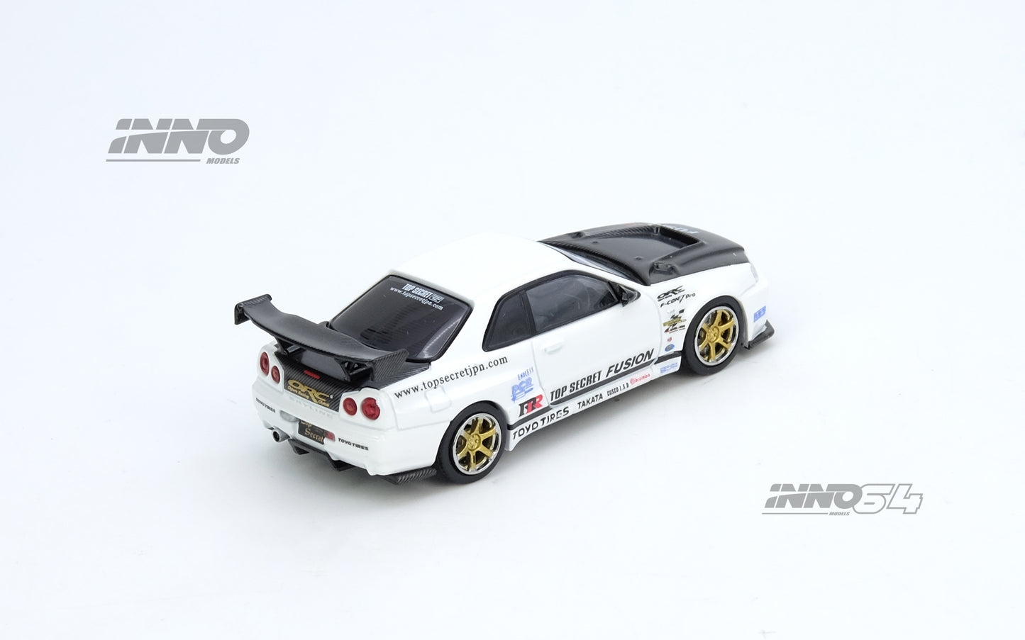 [ETA:  Feb 2026 ] Inno64 1/64 TOP SECRET R34 GT-R White