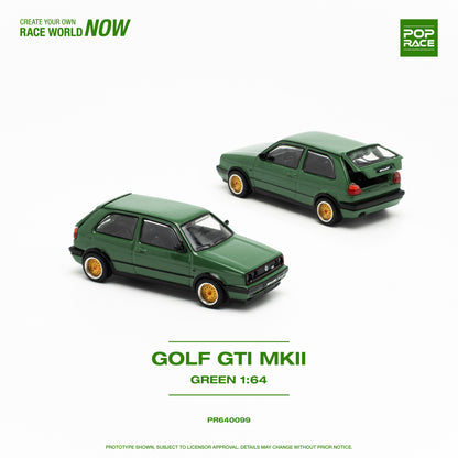 Pop Race 1/64 Golf GTI OAK Green