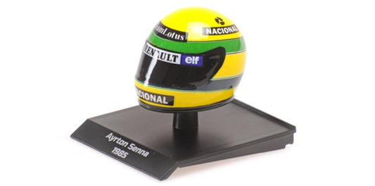 [ETA:  Mar 2026 ] MiniChamps 1/10 HELMET - AYRTON SENNA - 1985