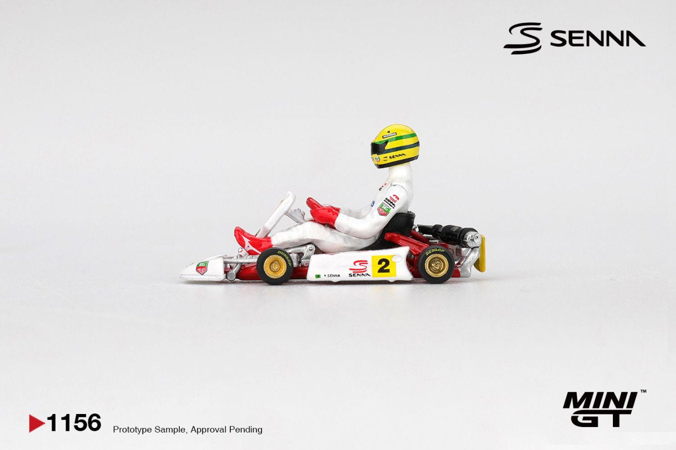 [ETA:  Apr 2026 ] Mini GT 1/64 Senna Kart #2 Ayrton Senna da Silva 1993 Masters of Paris-Bercy