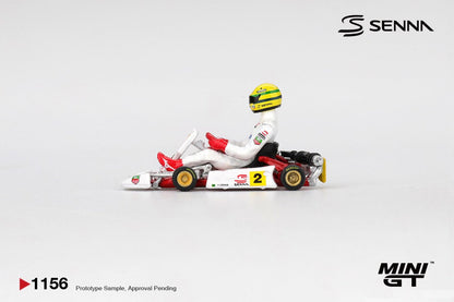 [ETA:  Apr 2026 ] Mini GT 1/64 Senna Kart #2 Ayrton Senna da Silva 1993 Masters of Paris-Bercy