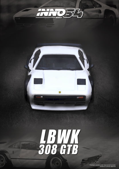 [ETA:  Nov 2024 ] Inno64 1/64 LBWK 308 GTB White