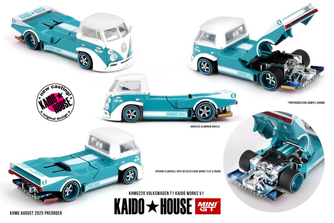 ETA: Apr 2026 ] Kaido☆House x Mini GT 1/64 Volkswagen T1 KAIDO
