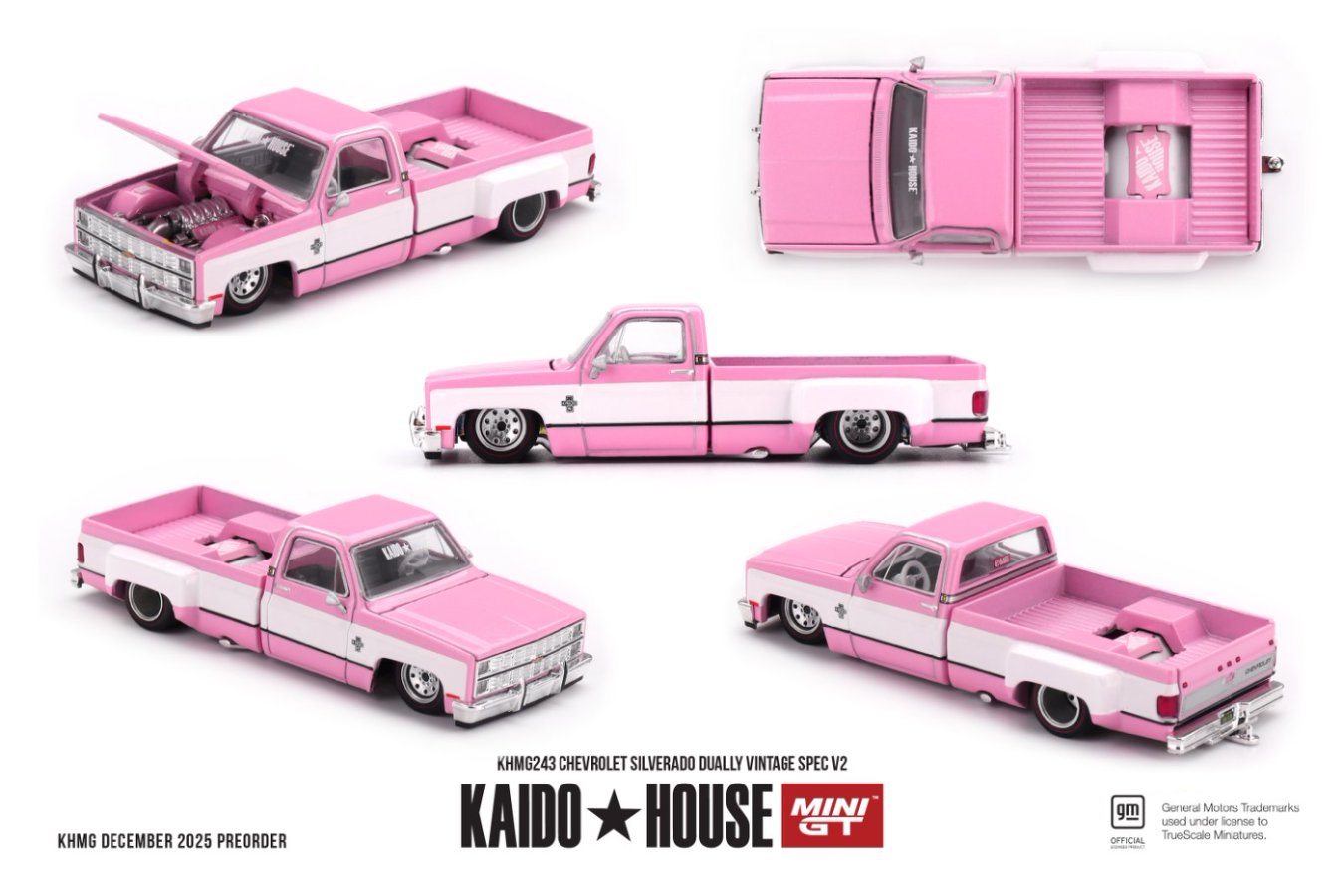 [ETA:  Nov 2026 ] Mini GT x Kaido★House 1/64 Chevrolet Silverado Dually Vintage Spec V2