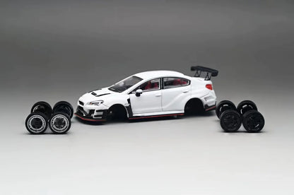 CM Model 1/64 Subaru WRX VAB Varis Edition - White