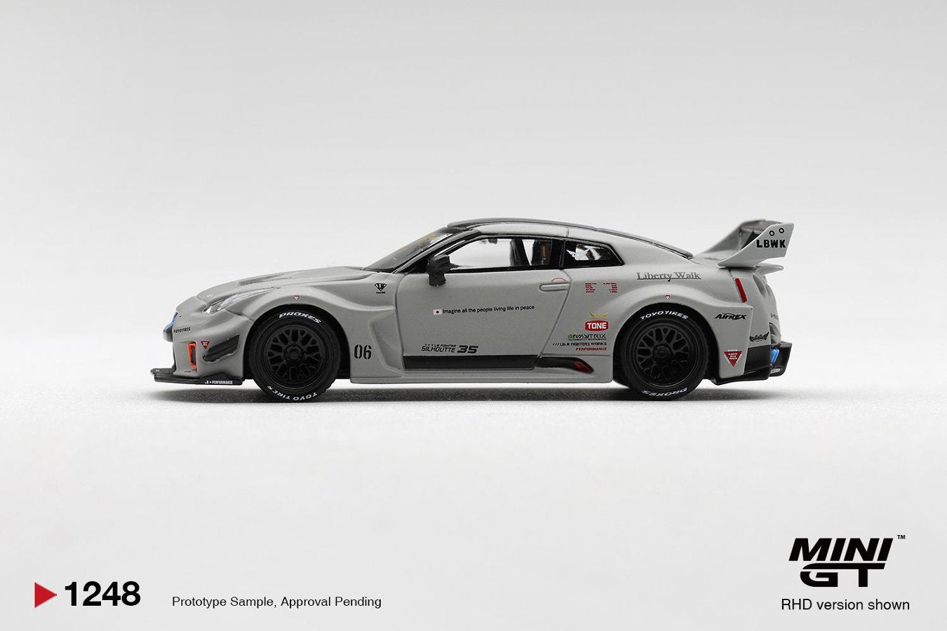[ETA:  Jan 2027 ] Mini GT 1/64 NISSAN LB-Silhouette WORKS GT 35GT-RR Ver.1 Matt Grey