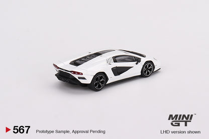 [ETA:  October 2023 ] Mini GT 1/64 Lamborghini Countach LPI 800-4 – Bianco Siderale
