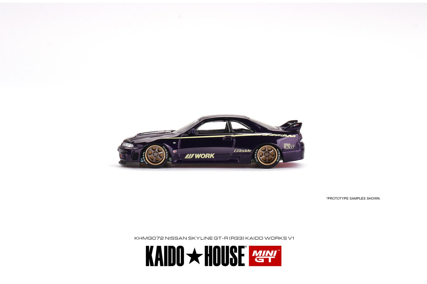 [ETA:  Dec 2023 ] Mini GT x Kaido★House 1/64 Nissan Skyline GT-R (R33) Kaido Works V1