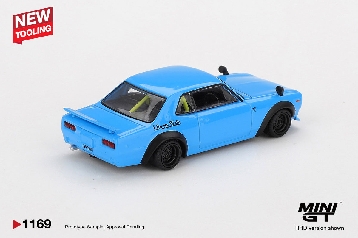Mini GT 1/64 Nissan LB★Works HAKOSUKA Baby Blue