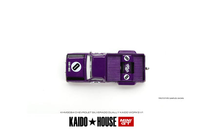 Preorder Kaido House x MINIGT Chevrolet Silverado Dually Hot Rod V1 - Horizon Di Preorder Kaido House x MINIGT Chevrolet Silverado Dually Hot Rod V1 - Horizon Di