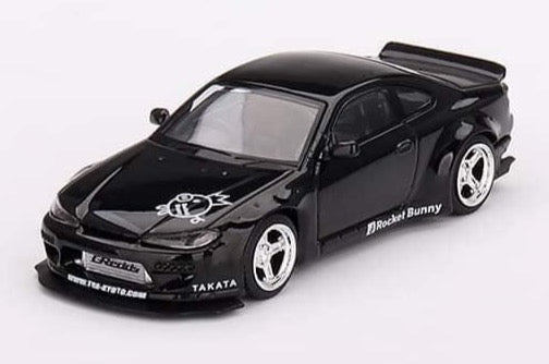 [ETA:  Jan 2024] Mini GT 1/64 Nissan Silvia (S15) Rocket Bunny – Black Pearl