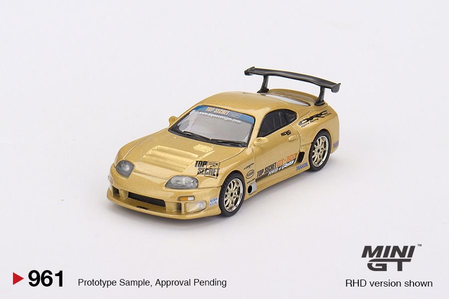 [ETA:  Aug 2025 ] Mini GT 1/64 Toyota Supra (A80) Top Secret GT-300 
Top Secret Gold