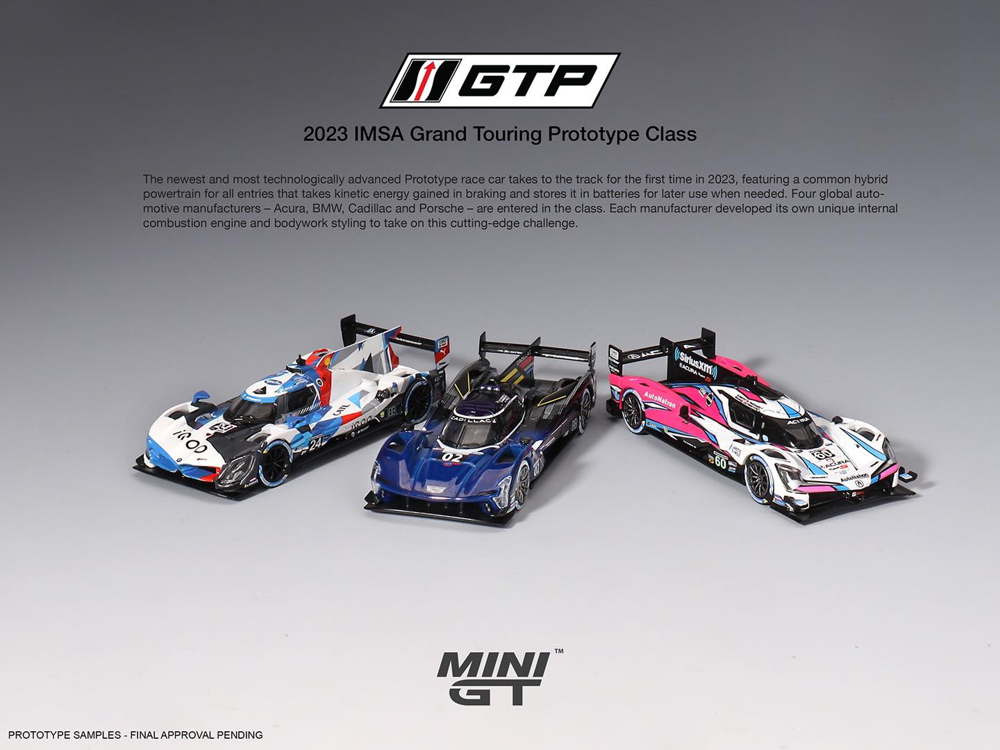 [ETA:  Apr 2024 ] Mini GT 1/64 BMW M Hybrid V8 GTP #24 BMW M Team RLL 2023 IMSA Daytona 24 Hrs – MiJo Exclusives
