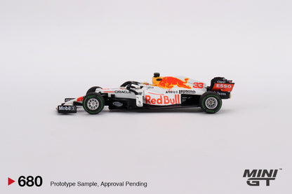 Mini GT 1/64 Red Bull RB16B #33 Max Verstappen 2021 Turkish Grand Prix 2nd Place – MiJo Exclusives