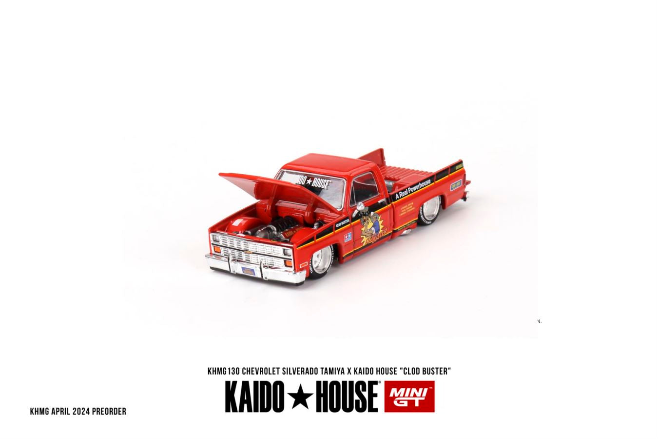 Kaido★House x Mini GT 1/64 Chevrolet Silverado TAMIYA x KAIDO HOUSE "Clod Buster"