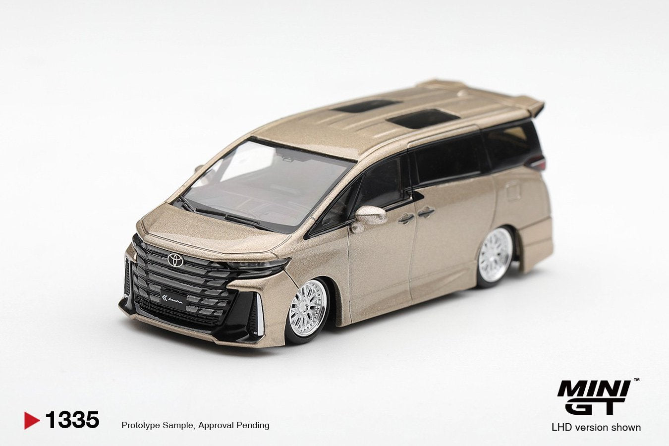 [ETA:  Jan 2027 ] Mini GT 1/64 Toyota Vellfire 40 KUHL Gold Metallic