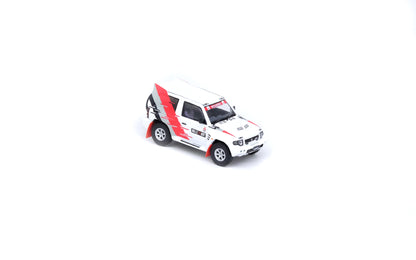 Inno64 1/64 MITSUBISHI PAJERO EVOLUTION "RALLIART" White