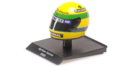 [ETA:  Mar 2026 ] MiniChamps 1/10 HELMET - AYRTON SENNA - 1986