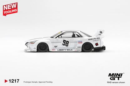 Mini GT 1/64 LBWK Nissan Skyline GT-R (R32) Kaido Works TAS