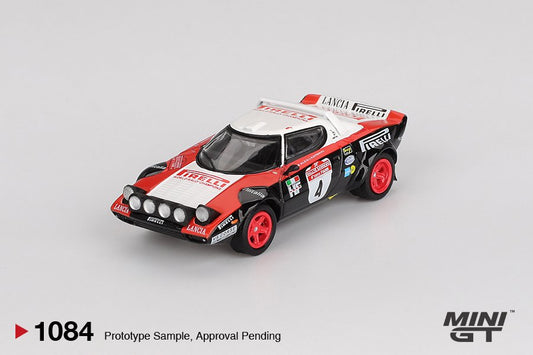 [ETA:  Feb 2026 ] Mini GT 1/64 Lancia Stratos HF #4 1978 Rally Sanremo Winner